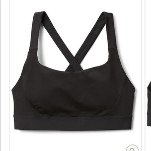 Patagonia sports bra, black, switch back